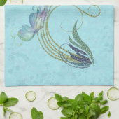 Glitter Butterflies Theedoek (Gevouwen)