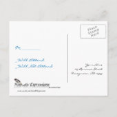 Glitter Butterfly op Lavendel RSVP Briefkaart (Achterkant)