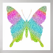 Glitter Butterfly Poster (Voorkant)