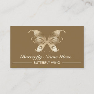 Glitter Butterfly Wing Swirl Decoratief Visitekaartje