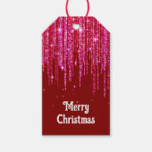 Glitter cadeaubijsluiter cadeaulabel (Voorkant)