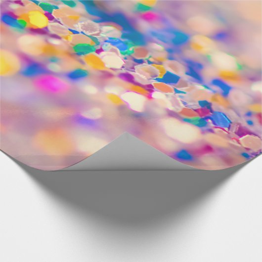 Glitter Cadeaupapier (Hoek)