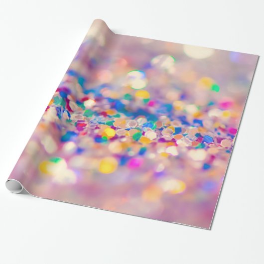 Glitter Cadeaupapier (Uitgerold)