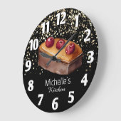 Glitter Cake Baker Gepersonaliseerde banketbakker Grote Klok (Hoek)