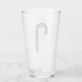 Glitter Candy Cane Glas (Achterkant)