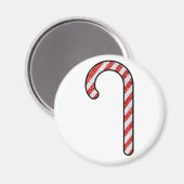 Glitter Candy Cane Magneet (Voorkant / Achterkant)