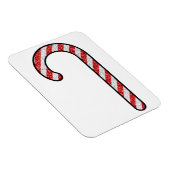 Glitter Candy Cane Magneet (Rechterzijde)