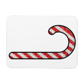 Glitter Candy Cane Magneet (Horizontaal)