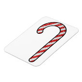 Glitter Candy Cane Magneet (Linkerzijde)