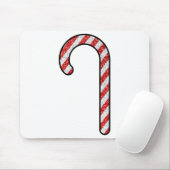 Glitter Candy Cane Muismat (Met muis)