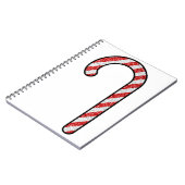 Glitter Candy Cane Notitieboek (Linkerzijde)