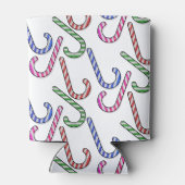 Glitter Candy Cane Patroon Blikjeskoeler (Achterkant)