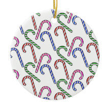 Glitter Candy Cane Patroon