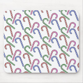 Glitter Candy Cane Patroon Muismat