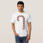 Glitter Candy Cane T-shirt (Voorkant volledig)