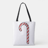 Glitter Candy Cane Tote Bag (Achterkant)