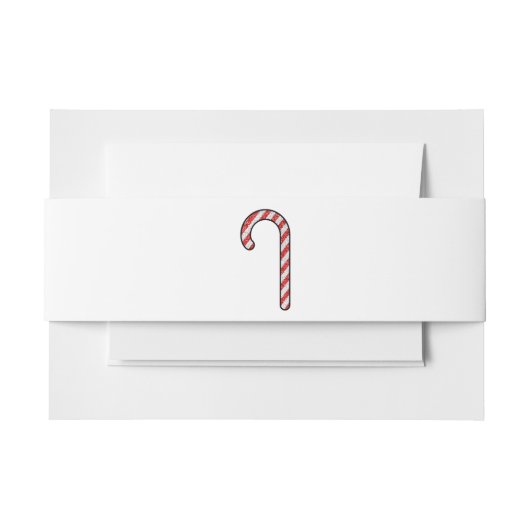 Glitter Candy Cane Uitnodigingen Wikkel (Voorkant Voorbeeld)