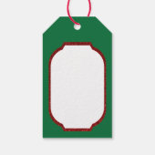 Glitter Candy Canes Cadeaulabel (Achterkant)