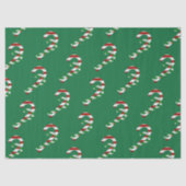 Glitter Candy Canes Tissuepapier (Voorkant)