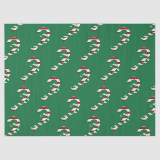 Glitter Candy Canes Tissuepapier (Voorkant)