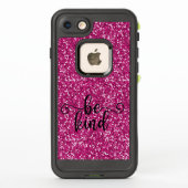 glitter case, be kind (Achterkant)