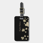 Glitter Casino Visitekaartje Bagagelabel (Voorkant verticaal)