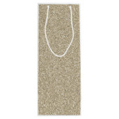 Glitter Celebrating 50 jaar verjaardag Wijn Cadeautas (Achterkant)