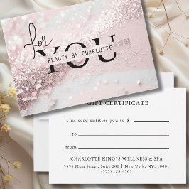 GLITTER-CERTIFICAAT VOOR BEDRIJFSENTITEIT | Voor j