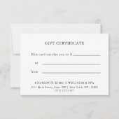 GLITTER-CERTIFICAAT VOOR BEDRIJFSENTITEIT | Voor j (Achterkant)