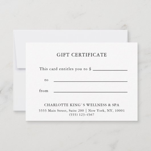 GLITTER-CERTIFICAAT VOOR BEDRIJFSENTITEIT | Voor j (Achterkant)