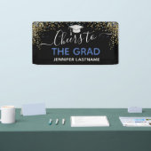 Glitter Cheers to Afstudeerder Party Banner (Beurs)
