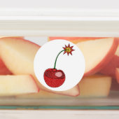 Glitter Cherry Bomb Labels (Aangebracht)