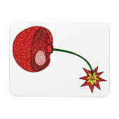 Glitter Cherry Bomb Magneet (Horizontaal)