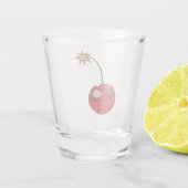 Glitter Cherry Bomb Shot Glas (Achterkant)
