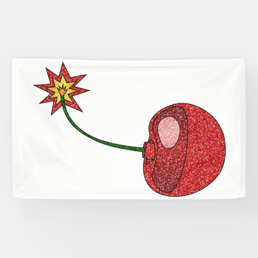Glitter Cherry Bomb Spandoek (Horizontaal)