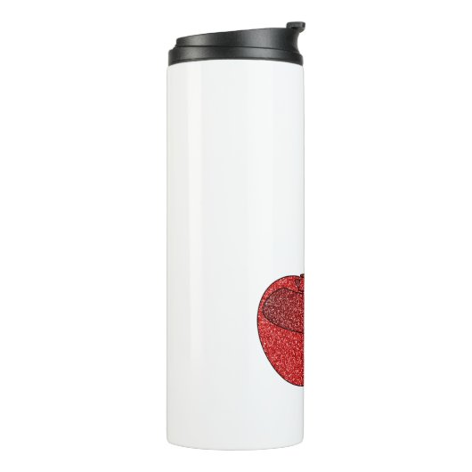 Glitter Cherry Bomb Thermosbeker (Gedraaid links)