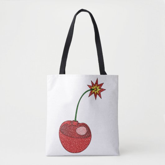 Glitter Cherry Bomb Tote Bag (Voorkant)