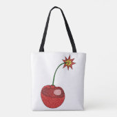 Glitter Cherry Bomb Tote Bag (Achterkant)