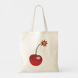 Glitter Cherry Bomb Tote Bag