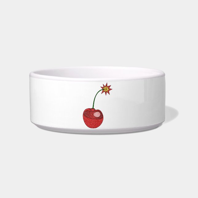 Glitter Cherry Bomb Voerbakje (Voorkant)