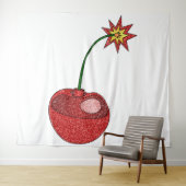 Glitter Cherry Bomb Wandkleed (In Situ (horizontaal))