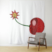 Glitter Cherry Bomb Wandkleed (In situ)