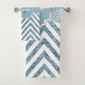 Glitter Chevron Bad Handdoek (Insitu)