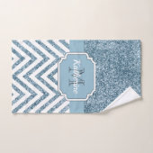 Glitter Chevron Bad Handdoek (Handdoek)