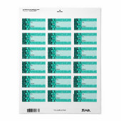 Glitter Chevron Bling Diamond Bow | BLAUWGROEN Etiket (Full Sheet)