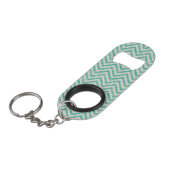 Glitter chevron flesopener sleutelhanger flessenopener (Voorkant Gekanteld)