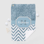 Glitter Chevron Golfhanddoek (Insitu)