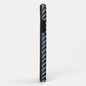 Glitter chevron-patroon Case-Mate iPhone case (Achterkant/rechts)