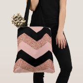 Glitter Chevron Tote Bag (Dichtbij)