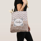 Glitter & Chevron Tote Bag (Dichtbij)